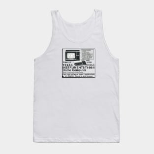 Finally!  TI-99/4 Home Computer Tank Top